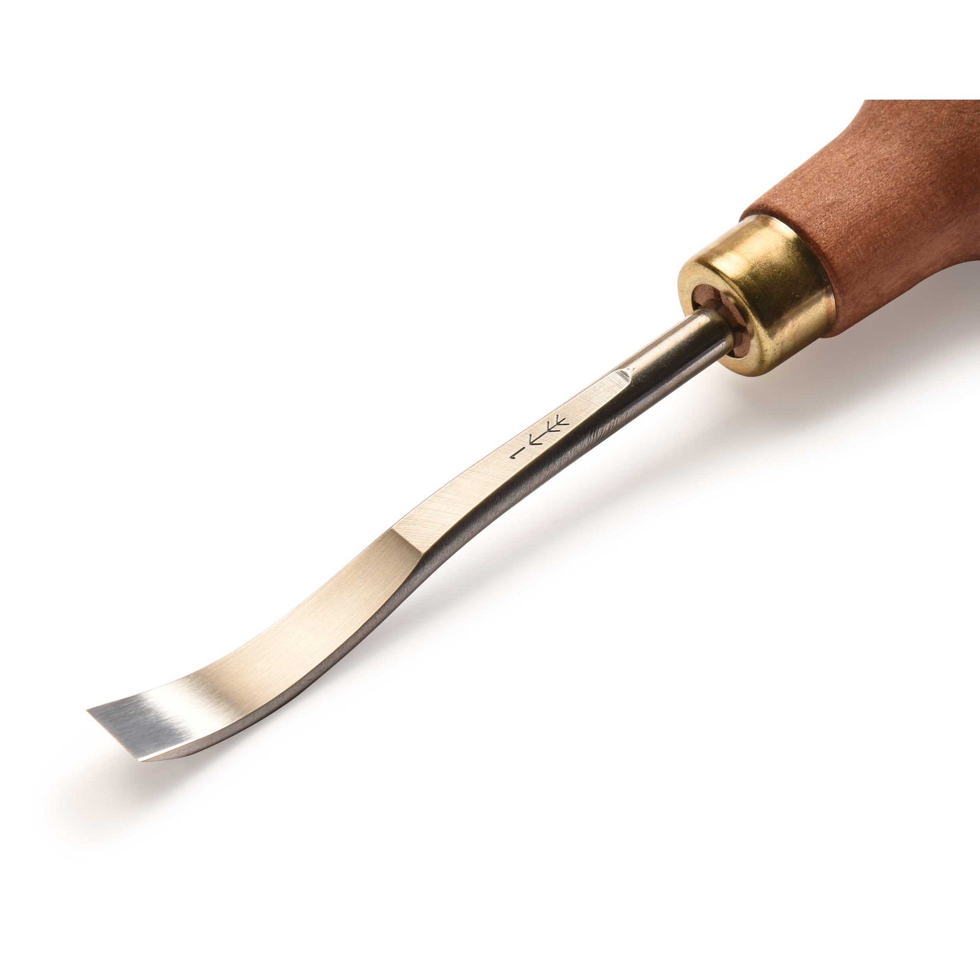 #1 Sweep Bent Chisel 8 mm Palm Handled alt 0