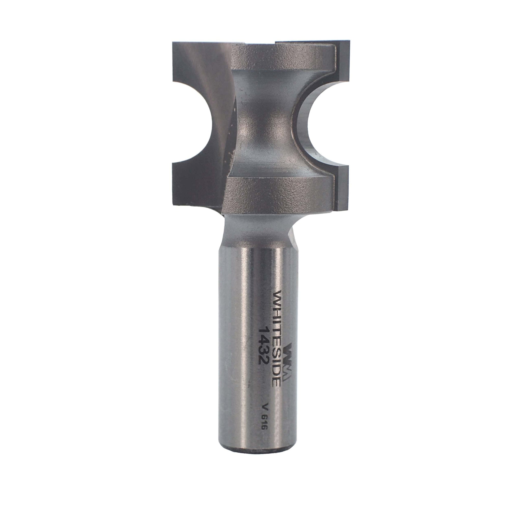 1432 Half Round (Bull Nose) Router Bit 1/2" SH 1/4" R X 1/2" Co X 1" CL 1-1/8" D alt 0