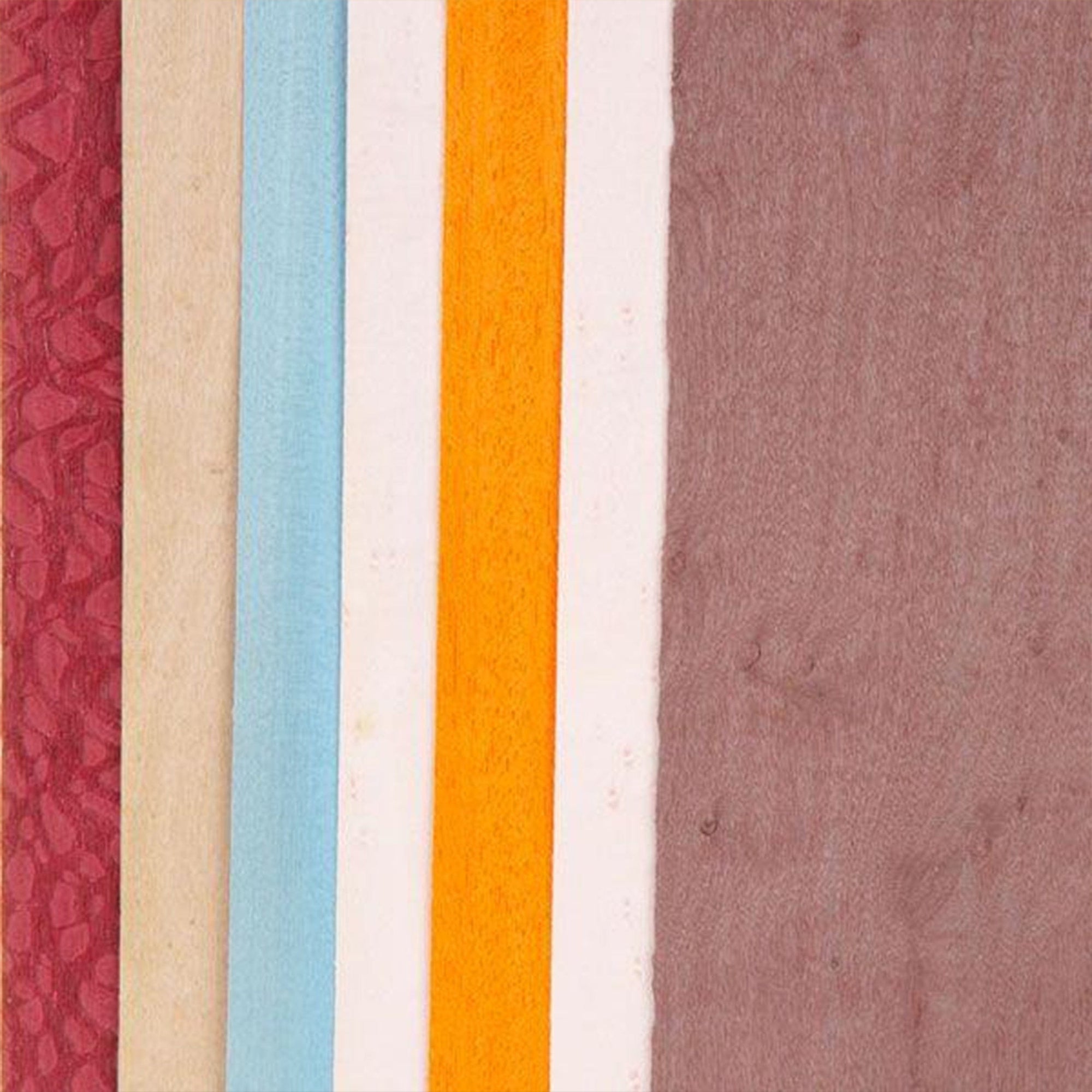 Dyed Wood Veneer - 4-1/2" to 6-1/2" Width - Wild Color - 3 Square Foot Pack alt 0