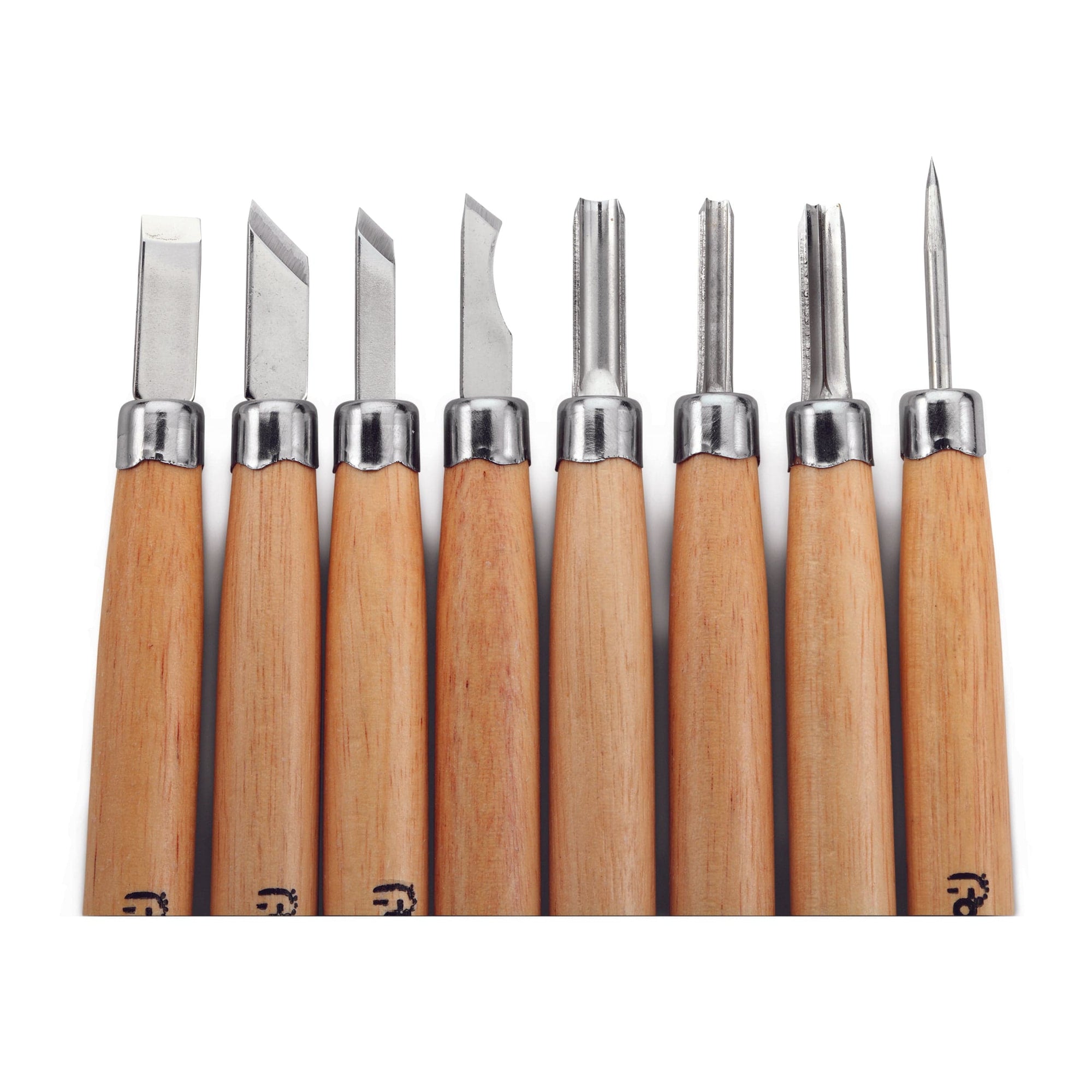 Detail Carving Tool Set - Full Size - 8 Piece alt 0