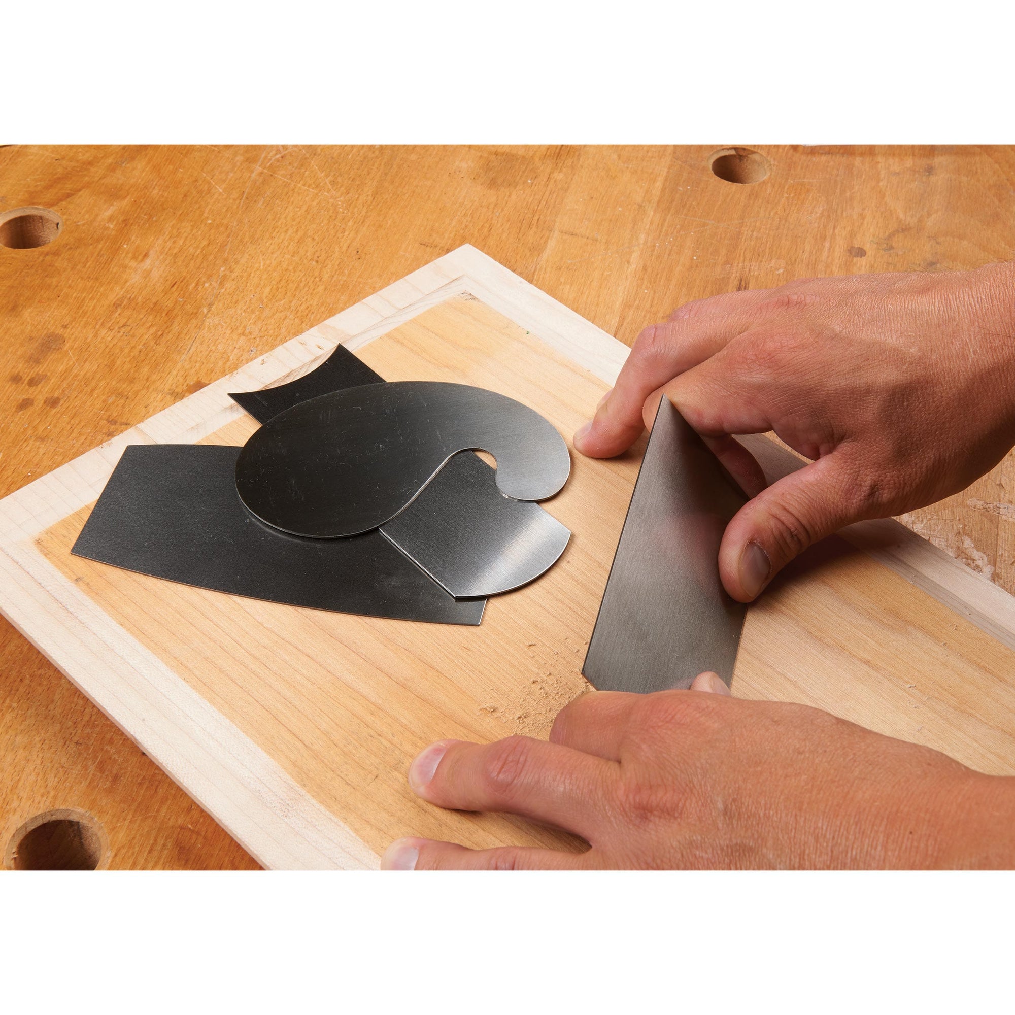 Curved Cabinet Scraper Set - 4 Piece