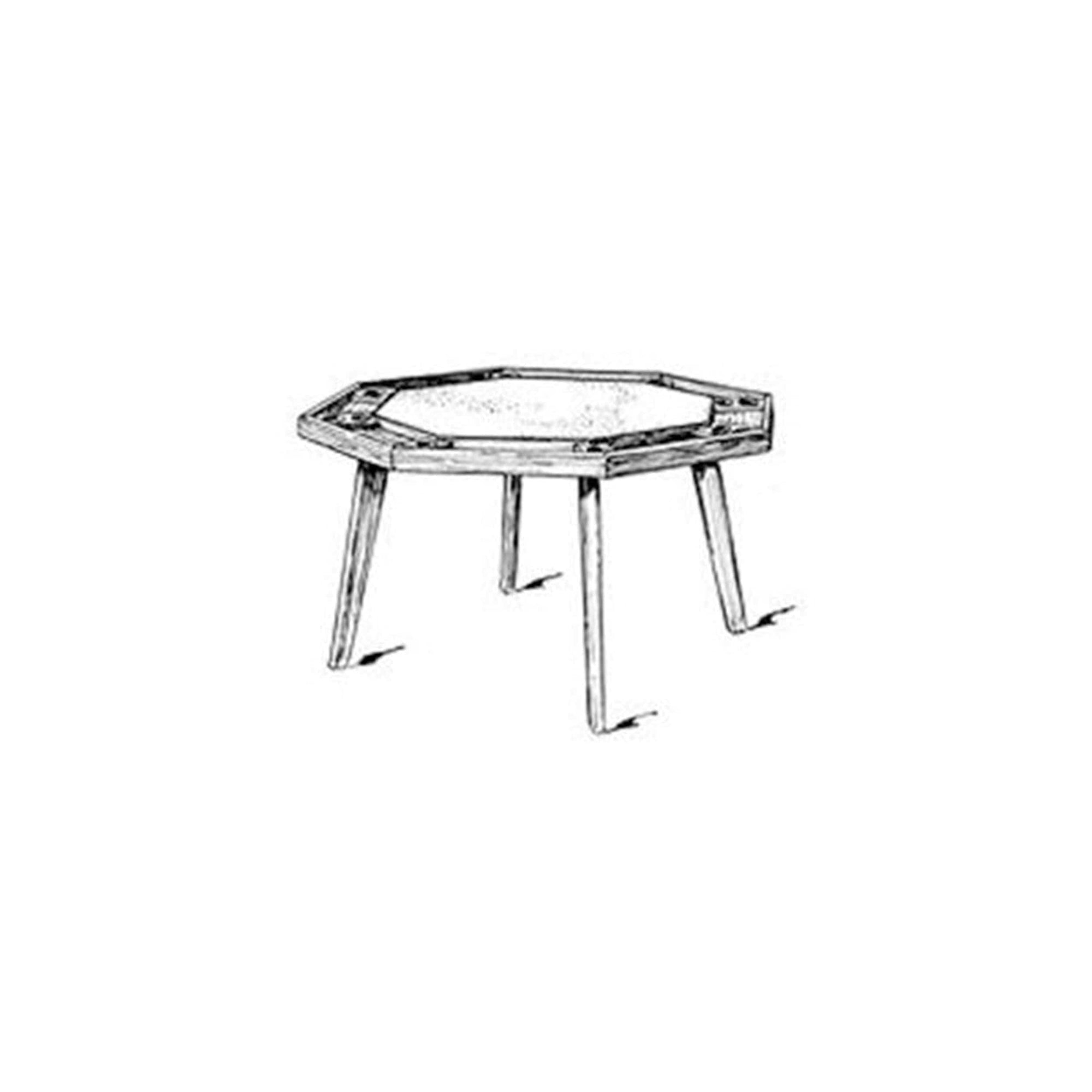 Woodworking Project Paper Plan to Build Traditional Poker Table alt 0