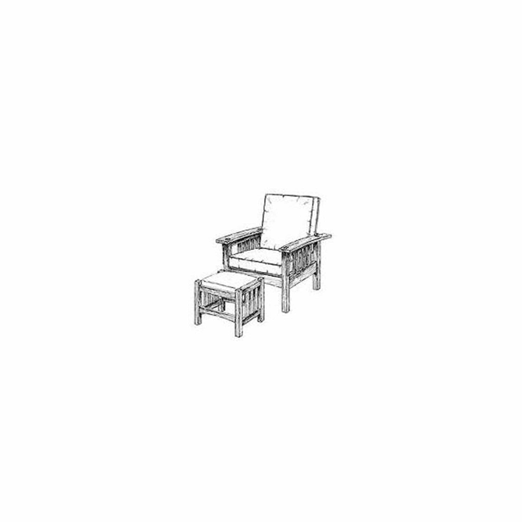 Woodworking Project Paper Plan to Build Morris Chair and Footrest alt 0