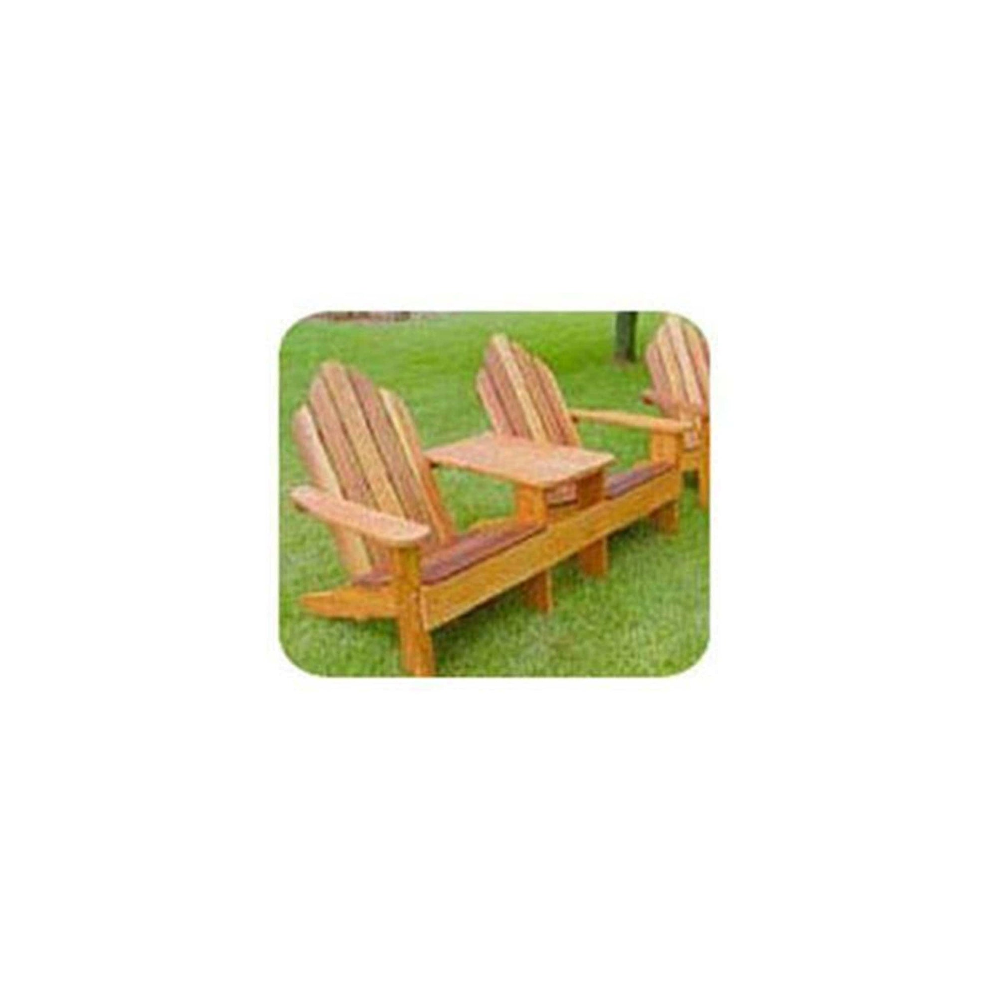 Woodworking Project Paper Plan to Build Classic Adirondack Tete-a-Tete alt 0