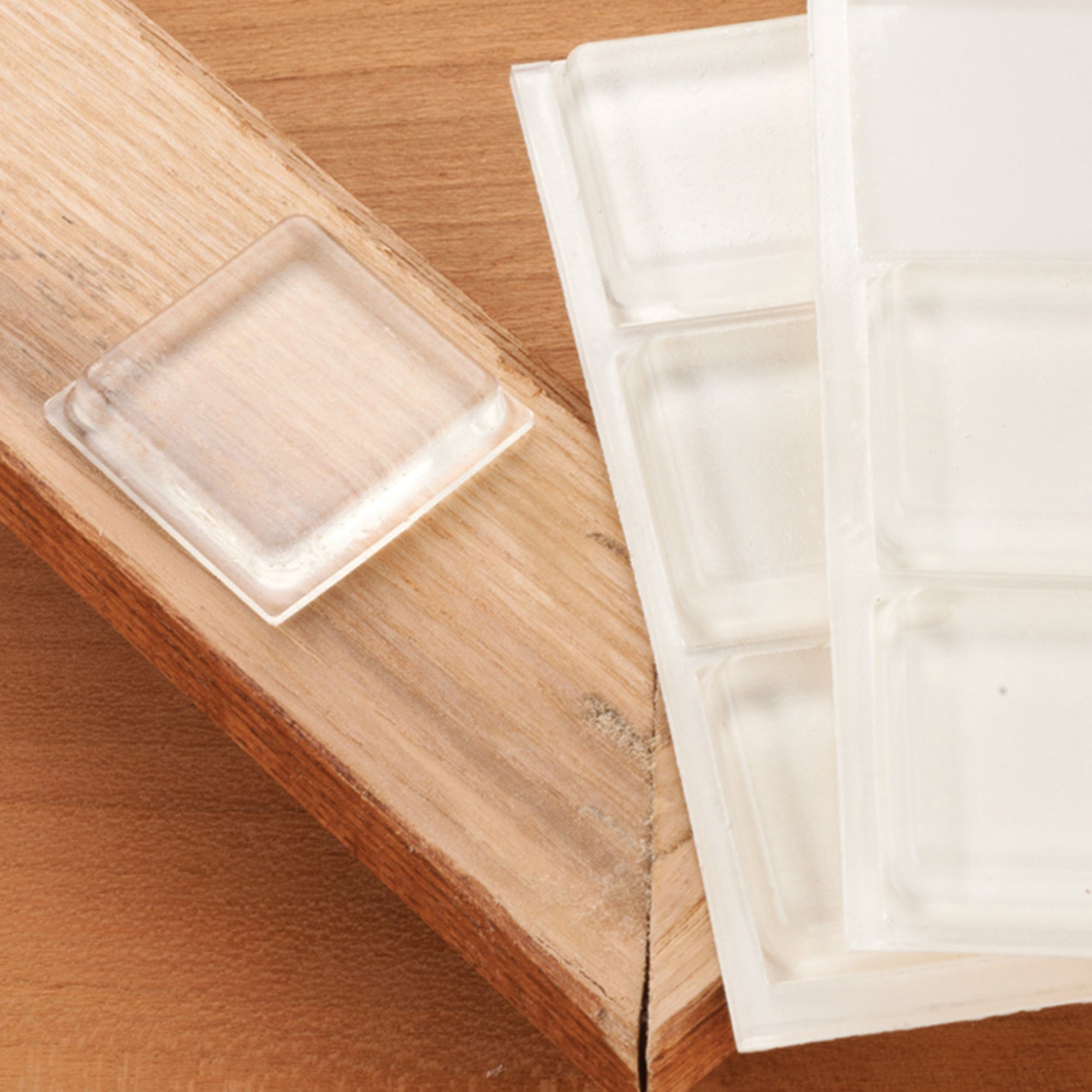 Door and Drawer Bumper - 1" Square x .180" - Clear - 10 Piece alt 180