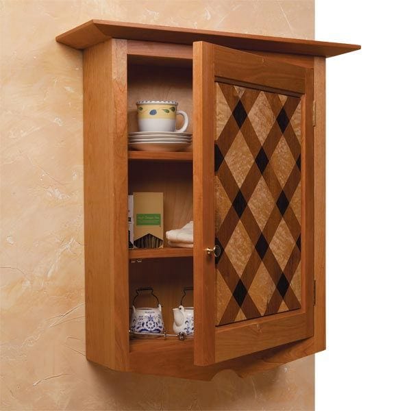 Quilt-Front Wall Cabinet - Downloadable Plan alt 0