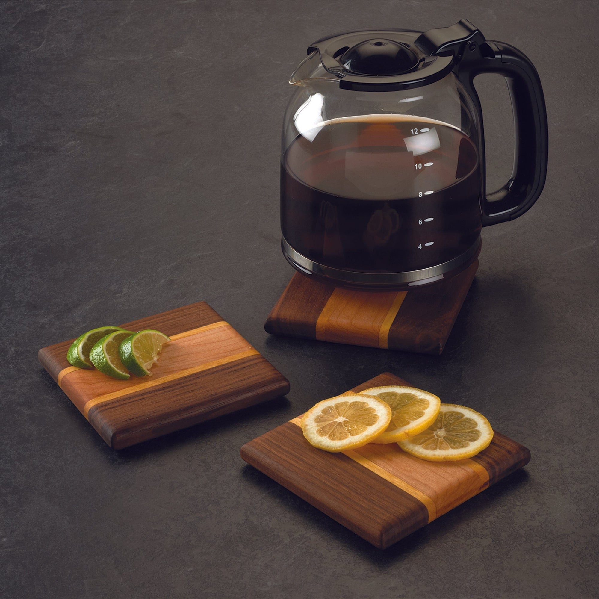 3/4" x 5" x 16" Walnut, Maple & Yellowheart Cutting Board Kit alt 0