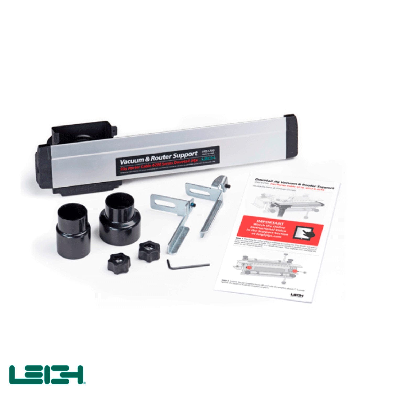 Vacuum and Router Support for PC 4200 Series Dovetail Jigs alt 0