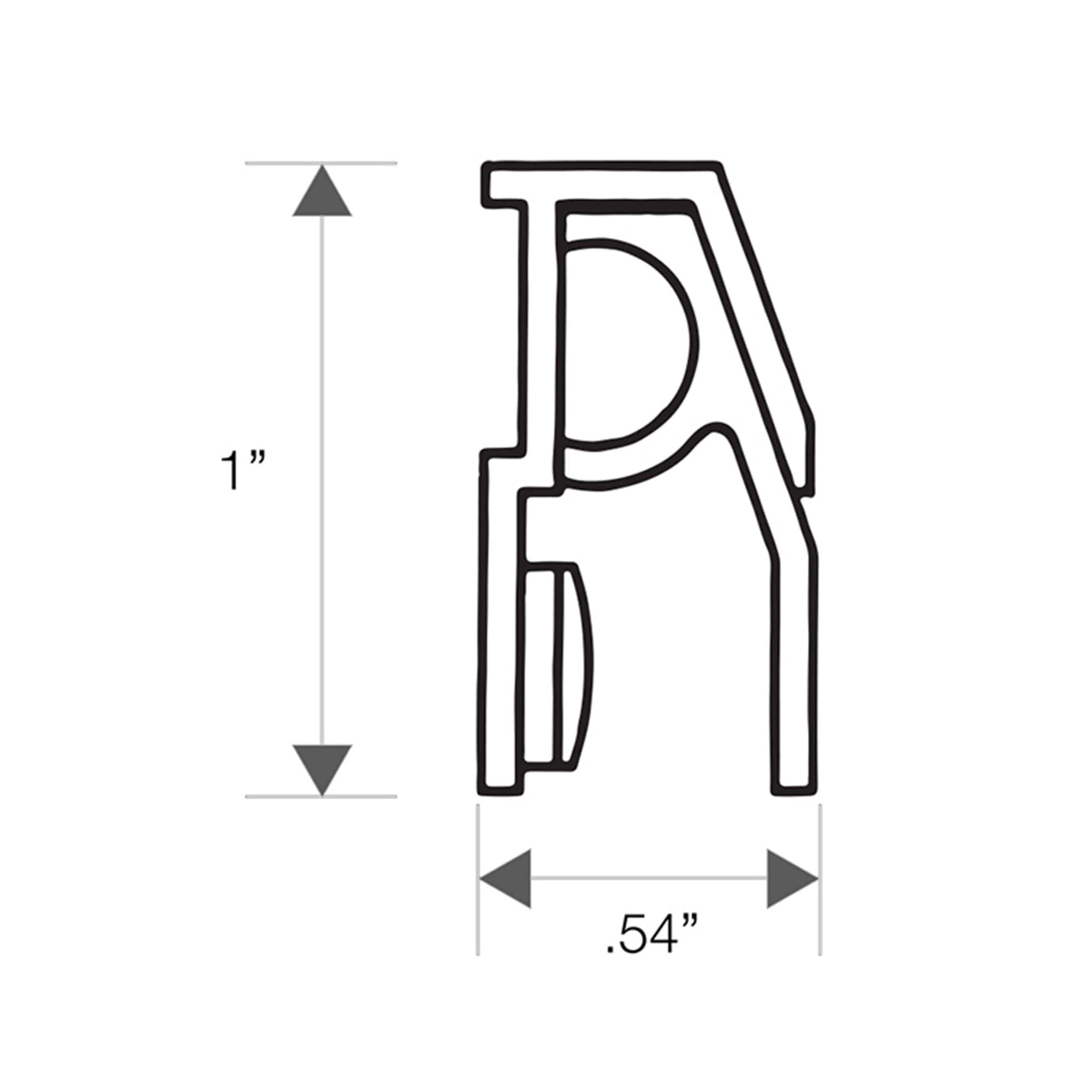 Mini Floating Shelf Bracket - 12" alt 0
