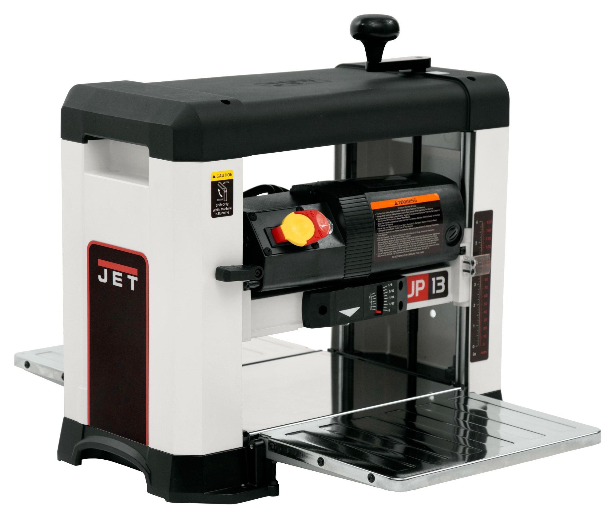 13" Benchtop Planer - 2 HP 1 Ph 120V - Helical Cutterhead - JWP-13BT