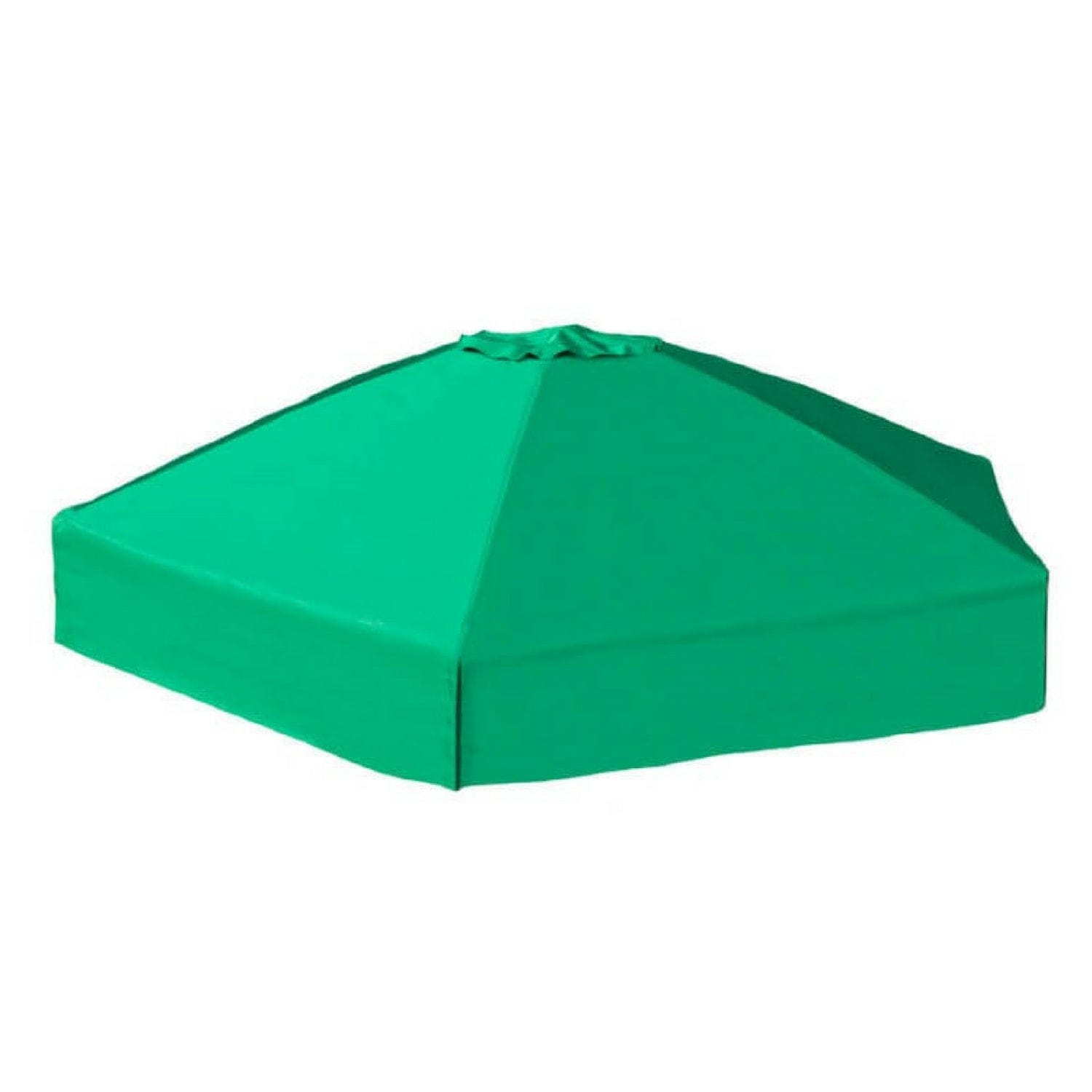 Classic Sienna 7' x 8' x 5.5 " Composite Hexagon Sandbox Kit with Telescoping Canopy/Cover - 2" profile alt 5