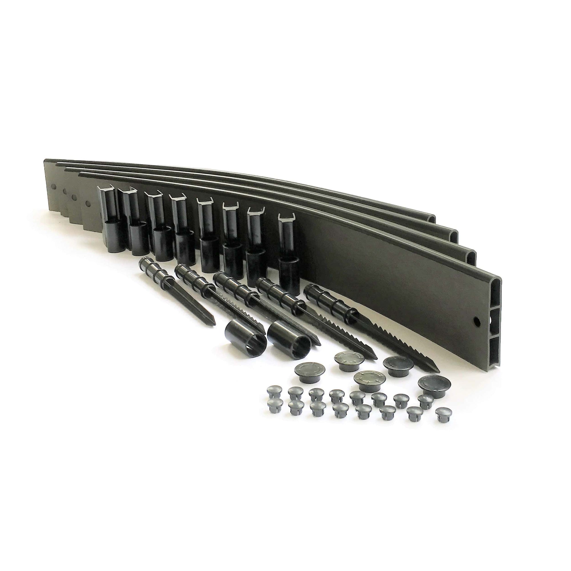 Weathered Wood Curved Playground Border 16' - 1" profile alt 0