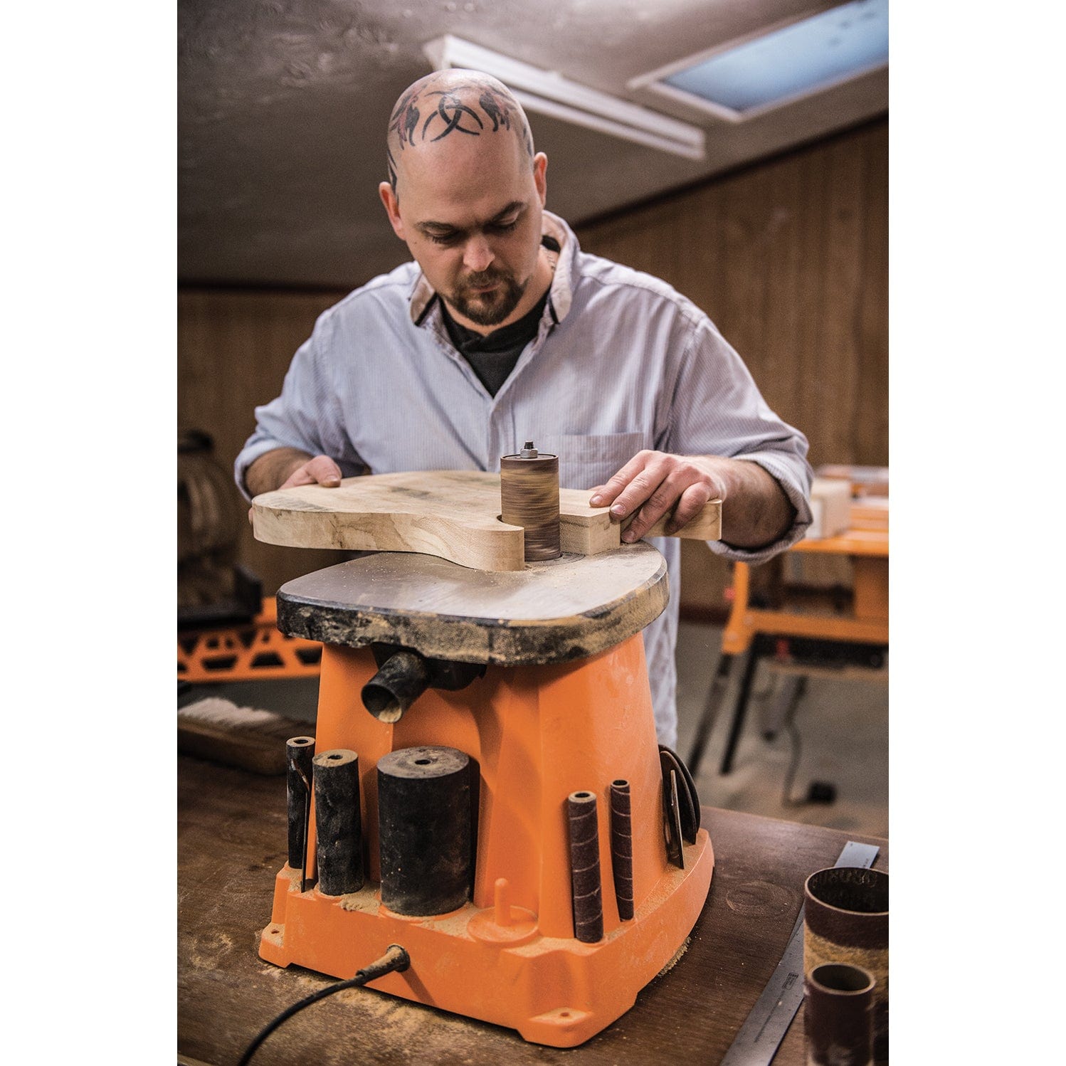 Oscillating Spindle Sander - Model TSPS450 alt 0