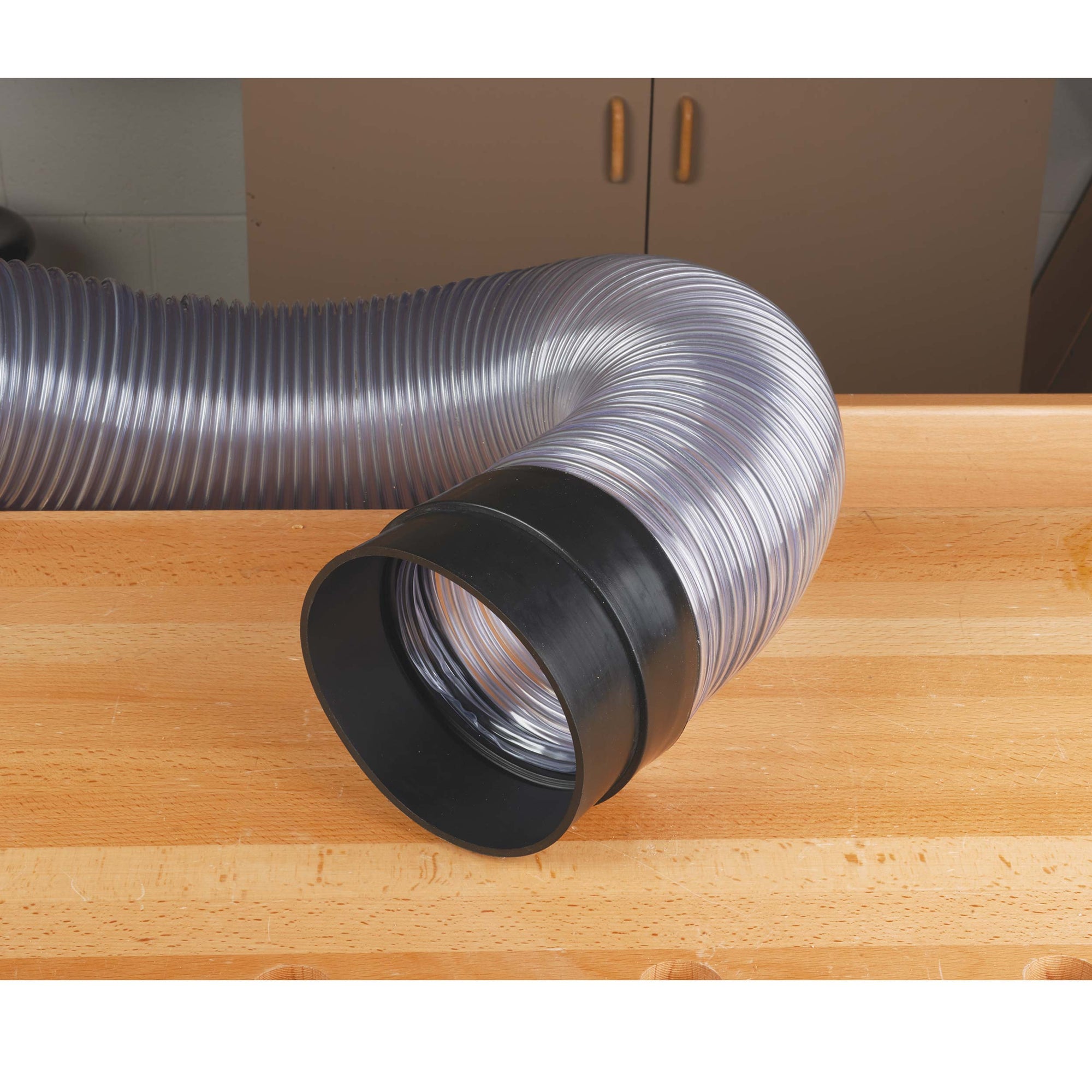 4" Flexible Hose End Cuff Fitting for Dust Collection System alt 0