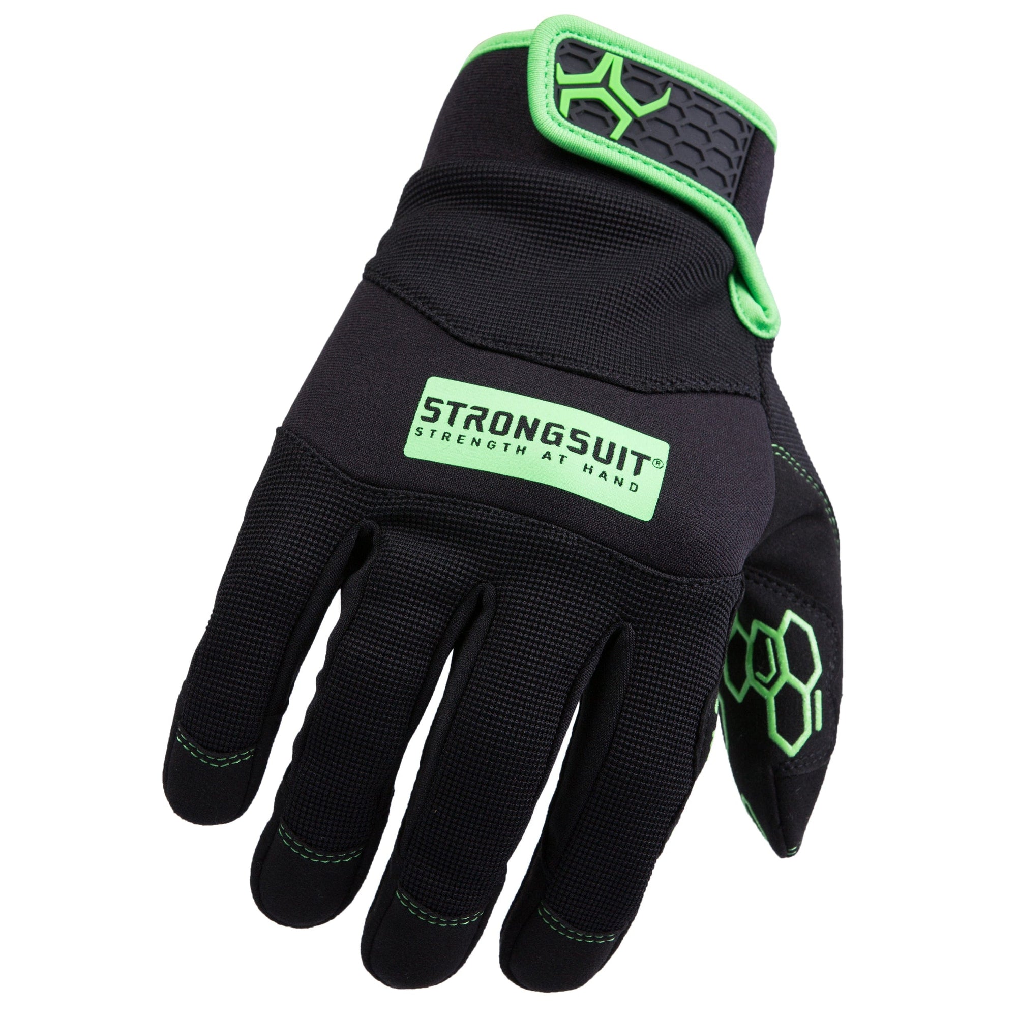 Grasper Gloves, Black/Green, XL alt 0