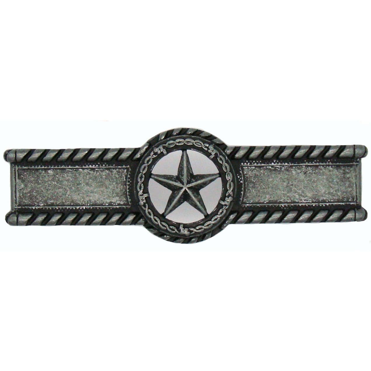 Star with Barbed Wire Pull, Pewter Oxide alt 0