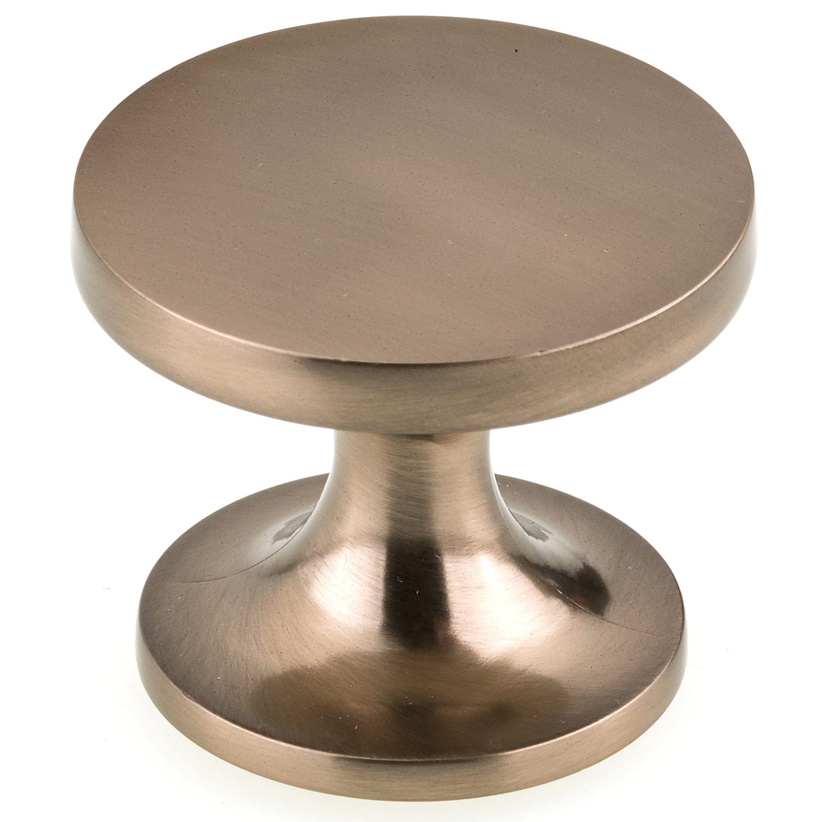Contemporary Knob, 1-23/32" D, Champagne Bronze alt 0