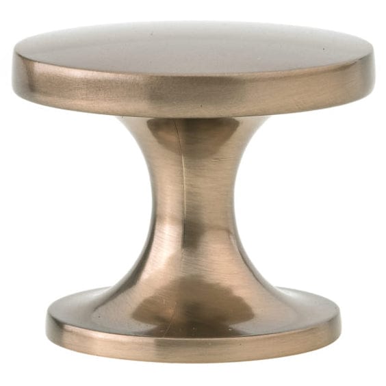 Contemporary Knob, 1-23/32" D, Champagne Bronze alt 0
