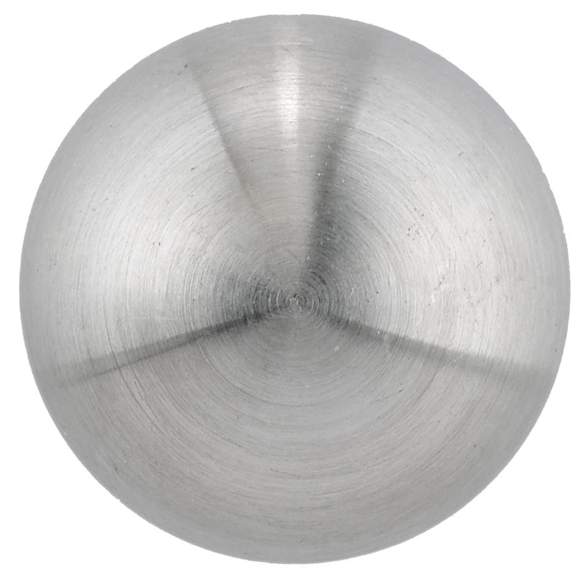 Contemporary Knob, 31/32" D, Stainless Steel alt 0