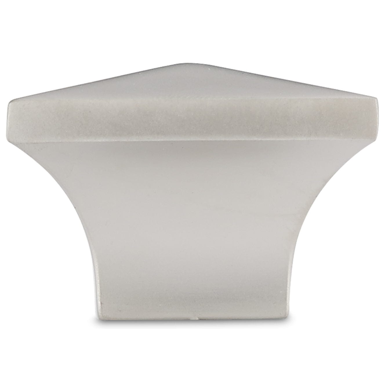 Contemporary Knob, 1-1/4" x 1-1/4", Matte Nickel alt 0