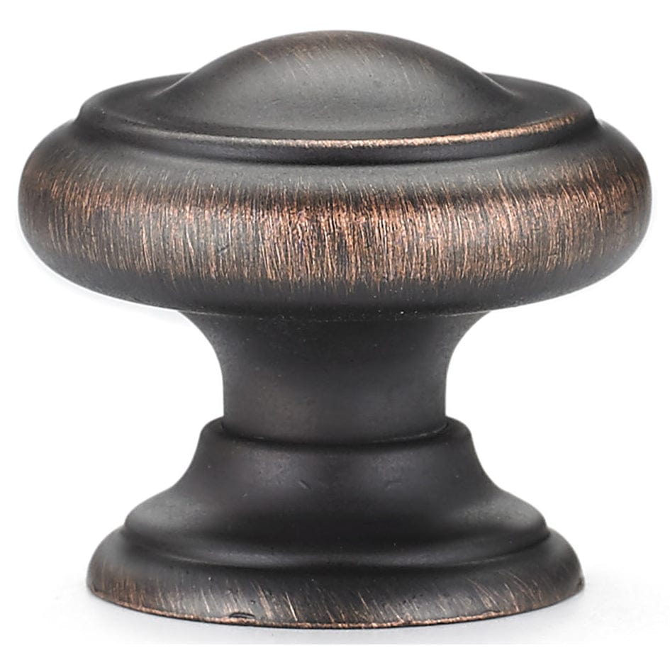 Traditional Knob, 1-3/16" D, Brushed Oil-Rubbed Bronze alt 0
