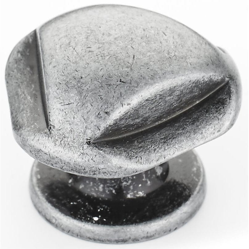 Traditional Knob, 1-5/16" D, Wrought Iron alt 0