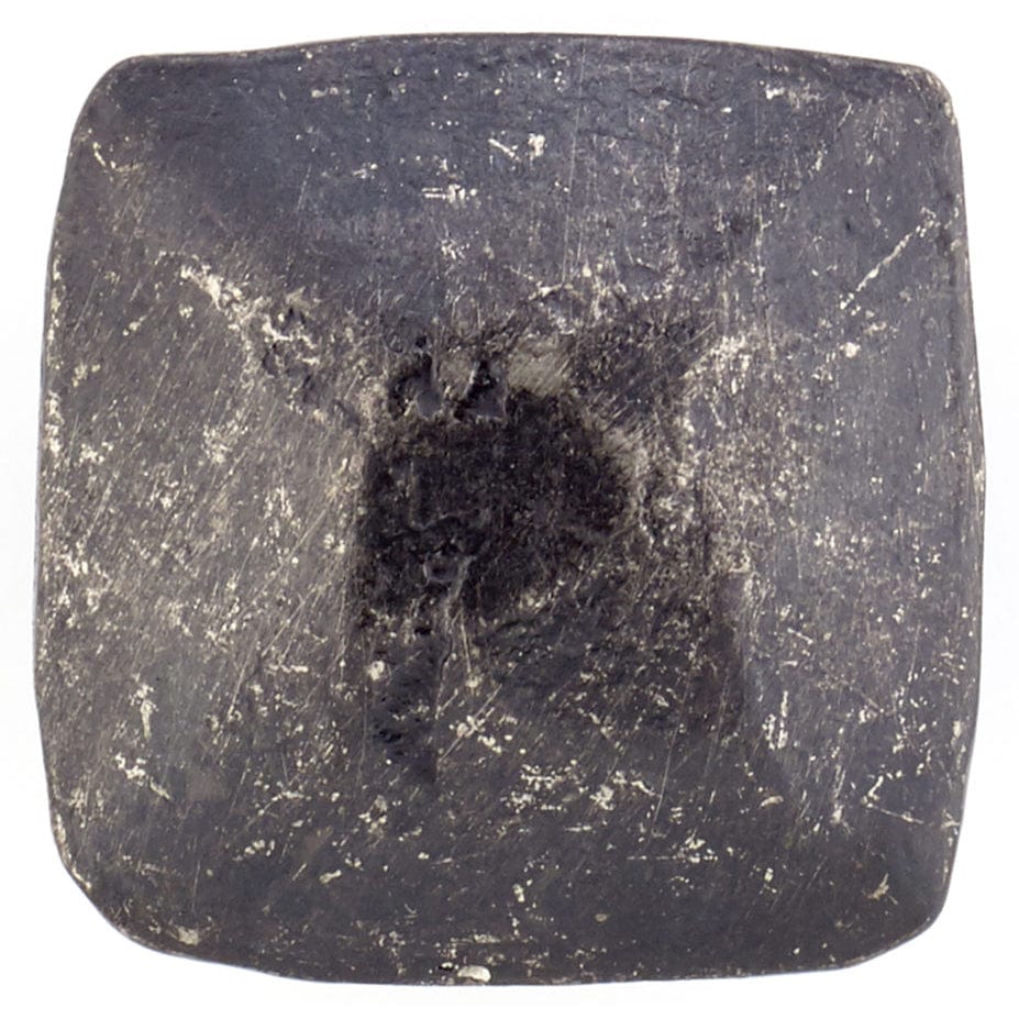 Contemporary Knob, 1-1/32" x 1-1/32", Matte Black Iron alt 0