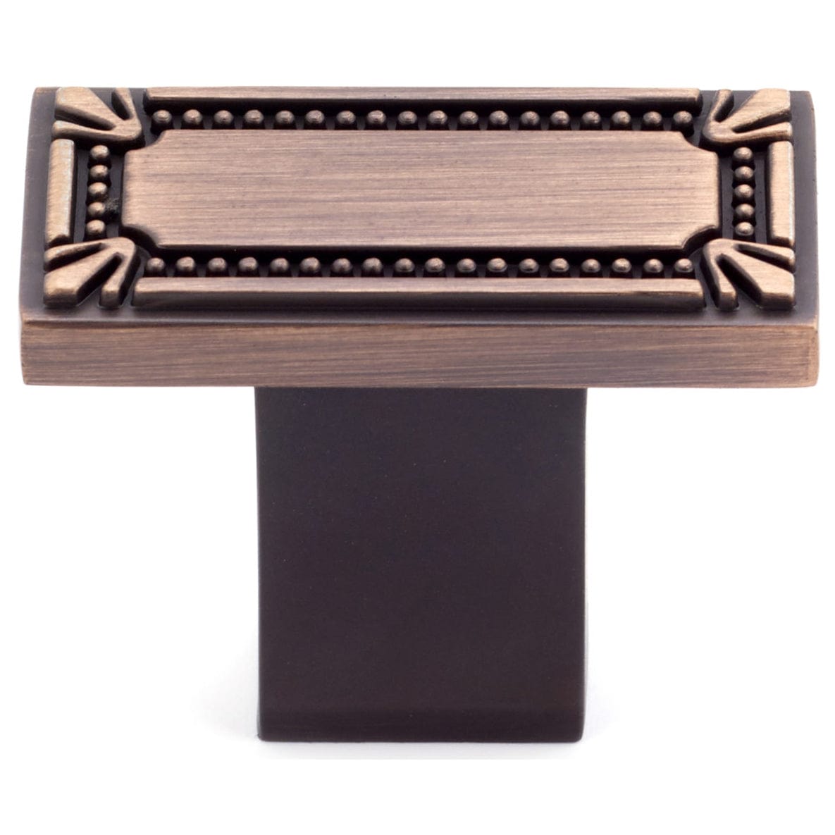 Traditional Knob, 1-11/16" x 7/8", Brushed Oil-Rubbed Bronze alt 0