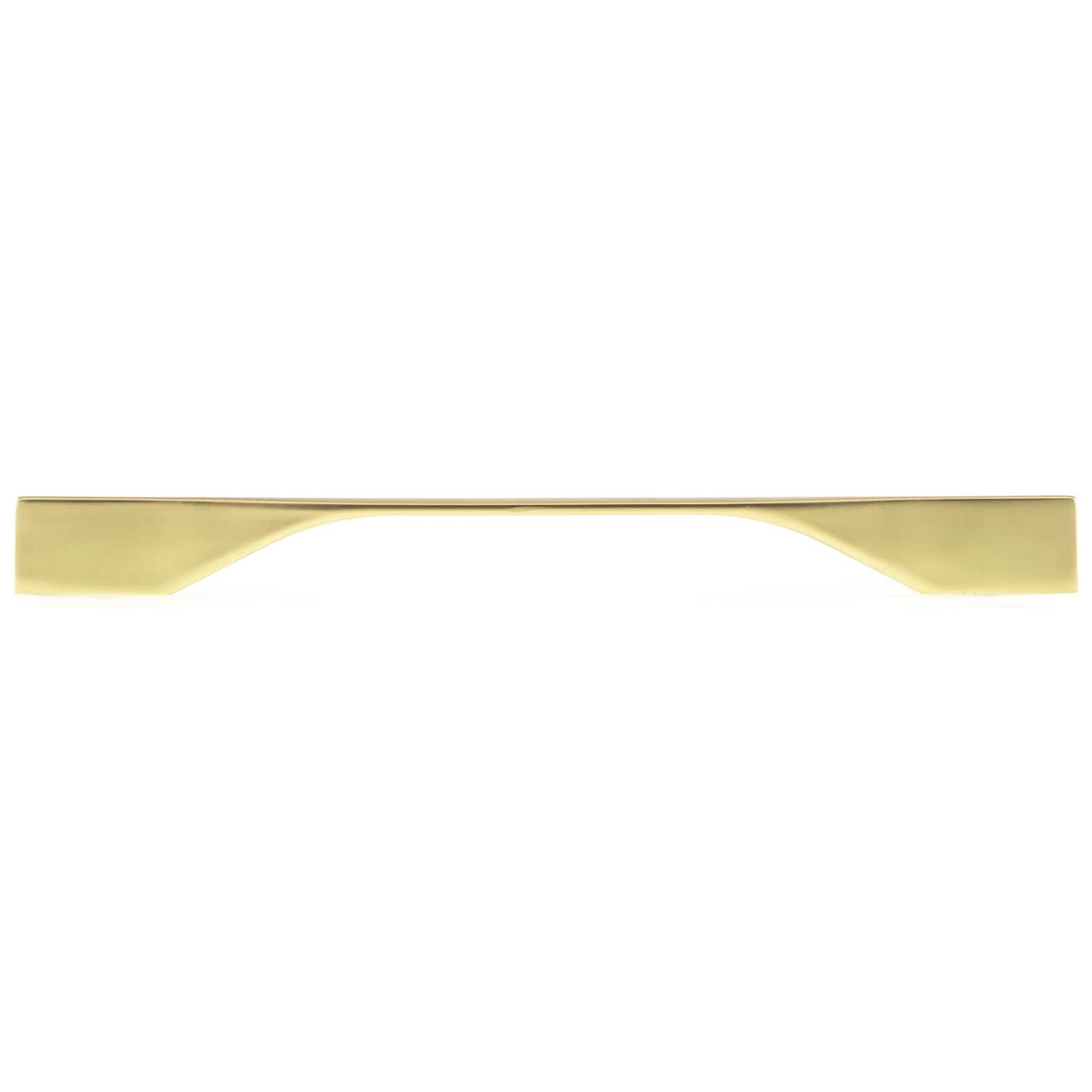Contemporary Pull, 8-13/16" to 10-1/8" Center-to-Center, Brushed Gold alt 0