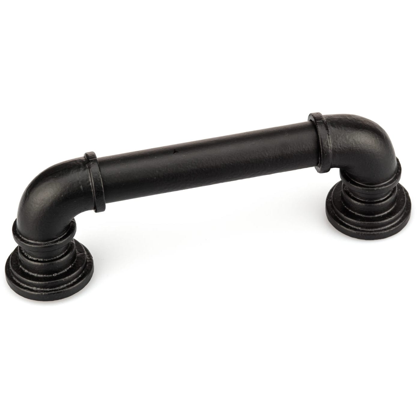 Eclectic Barn Door Pull, 6-5/16" Center-to-Center, Matte Black alt 0