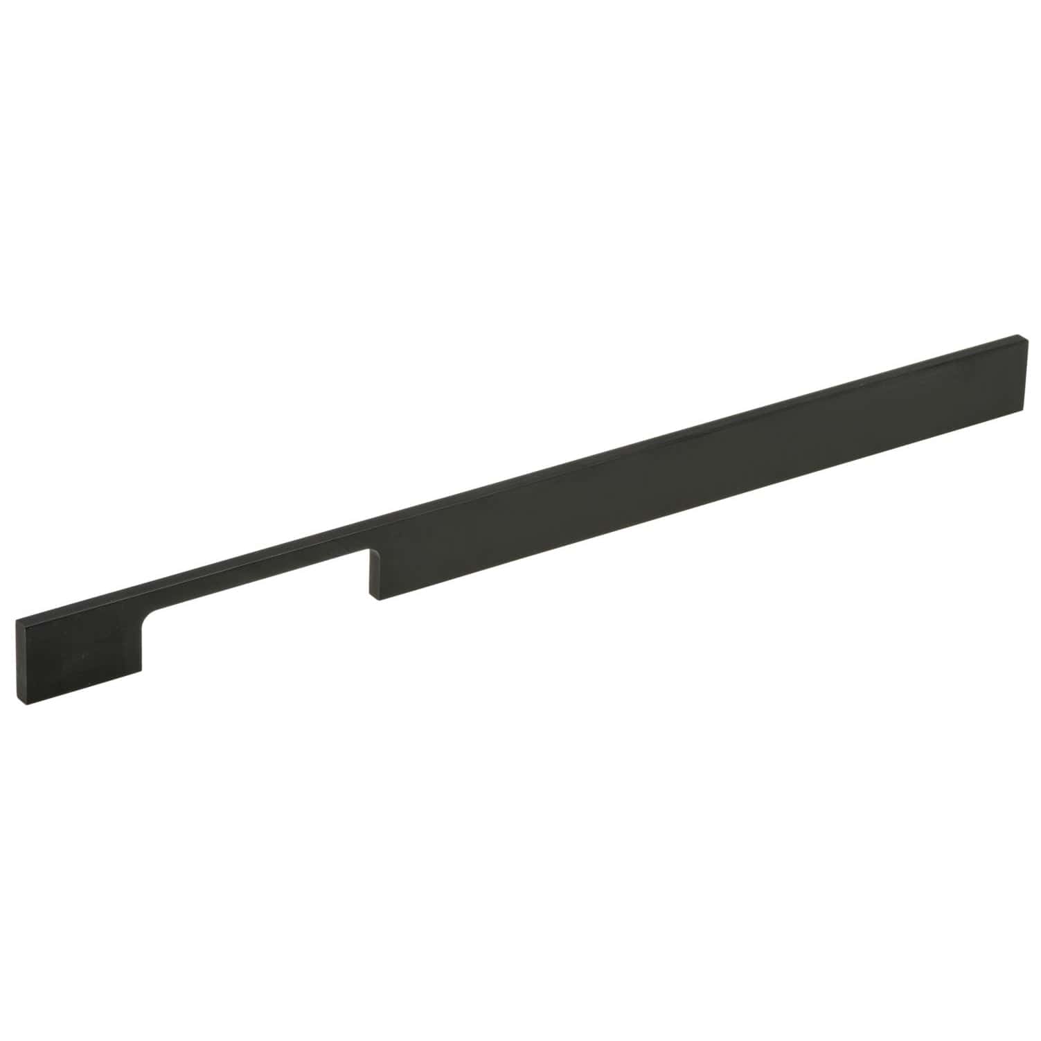 Contemporary Pull, 12-5/8" Center-to-Center, Matte Black alt 0