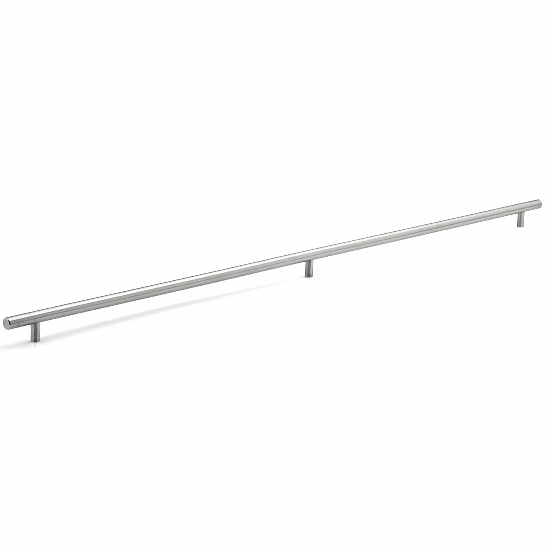 Contemporary Pull, 34-1/8" Center-to-Center, Brushed Stainless Steel alt 0