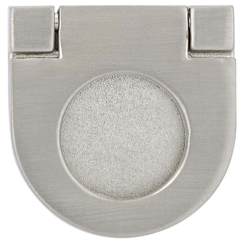 Contemporary Recessed Pull, 1-1/16" Center-to-Center, Brushed Nickel alt 0