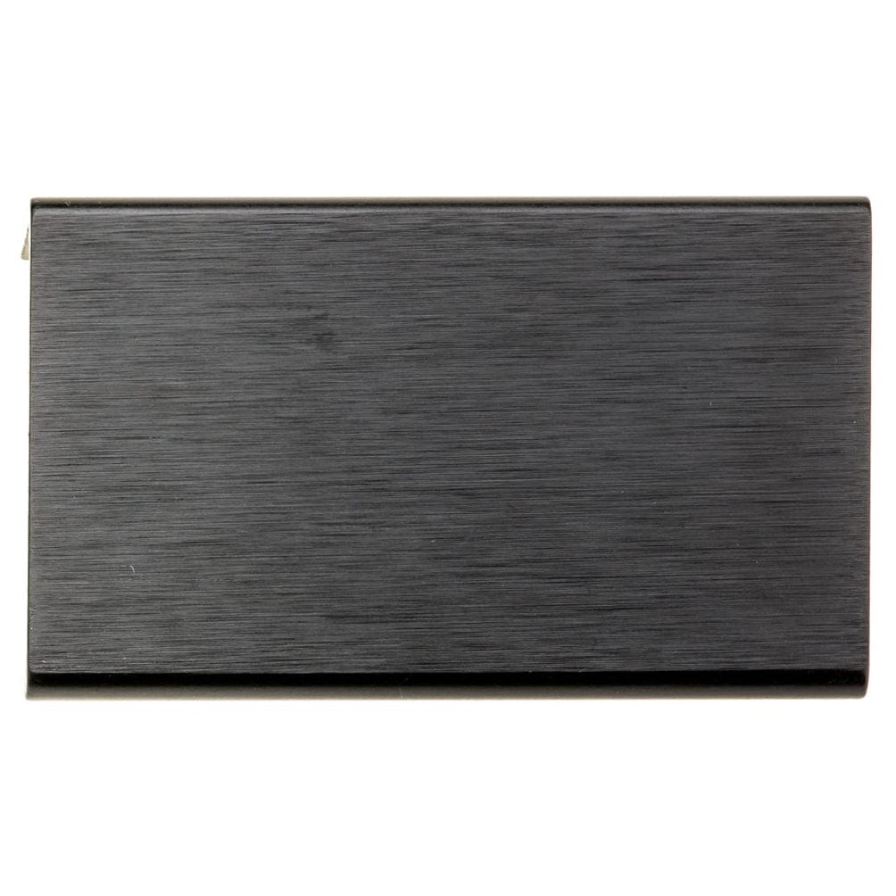 Contemporary Edge Pull, 1-31/32" Center-to-Center, Brushed Black alt 0