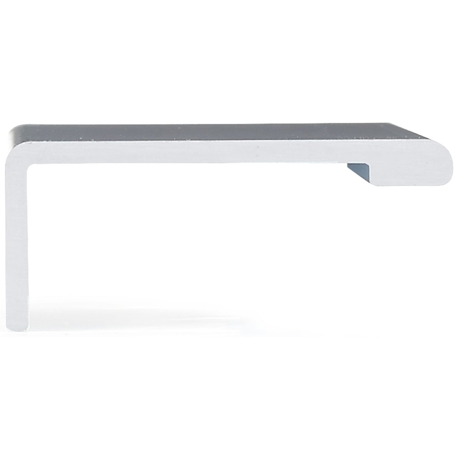 Contemporary Edge Pull, 3-1/8" Center-to-Center, Aluminum alt 0