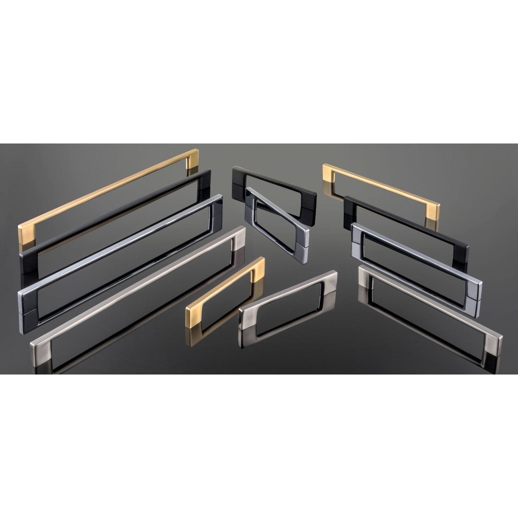 Contemporary Pull, 12-5/8" Center-to-Center, Brushed Nickel alt 0