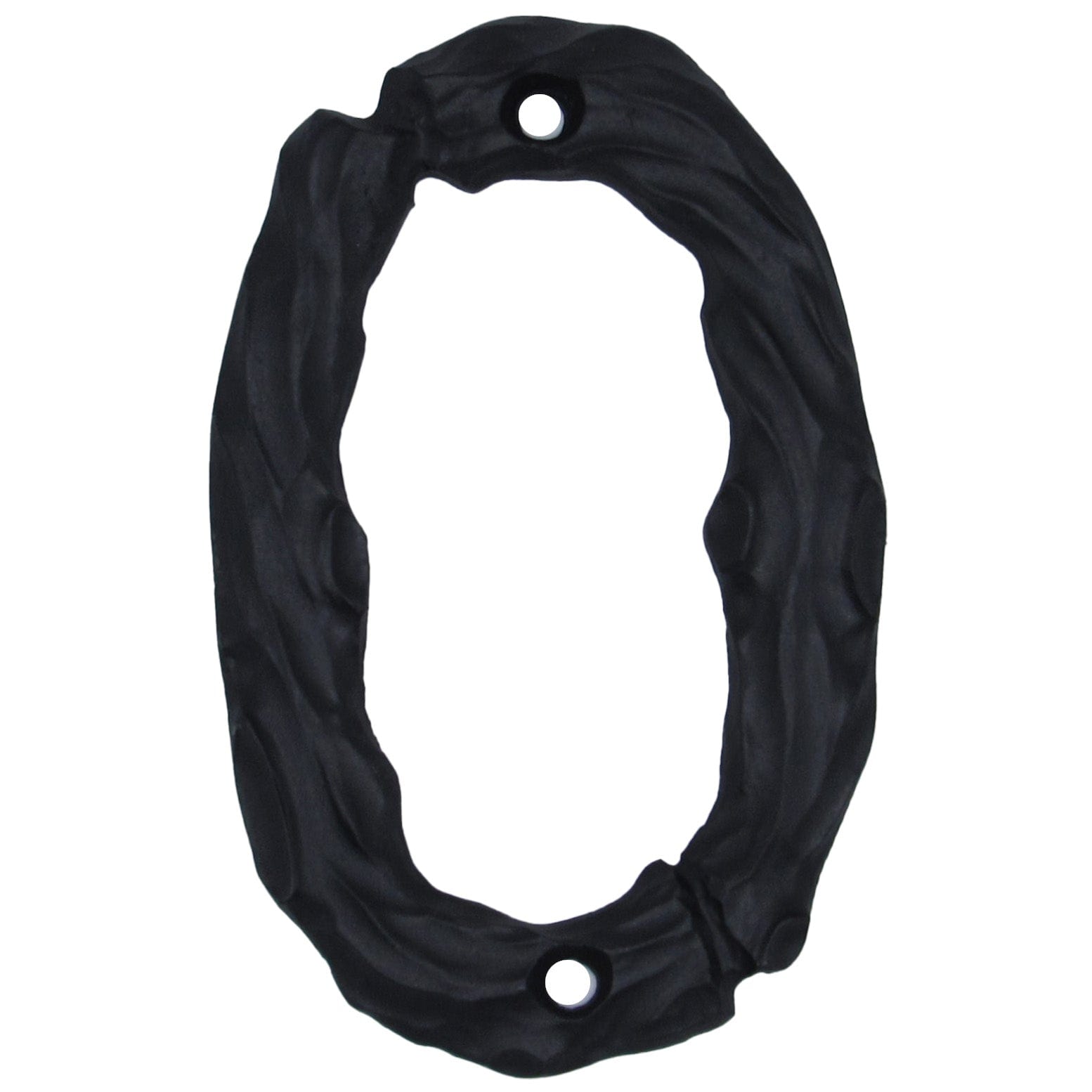 Log House Number Zero Matte Black alt 0