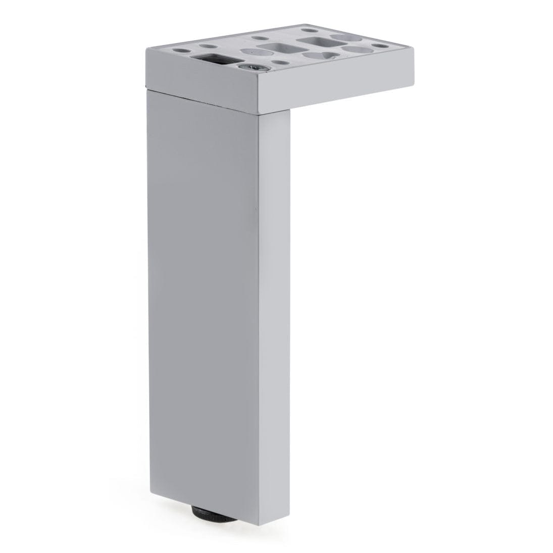 7-7/8" (200 mm) Adjustable Contemporary Versatile T or L Shaped Furniture Leg Aluminum alt 0