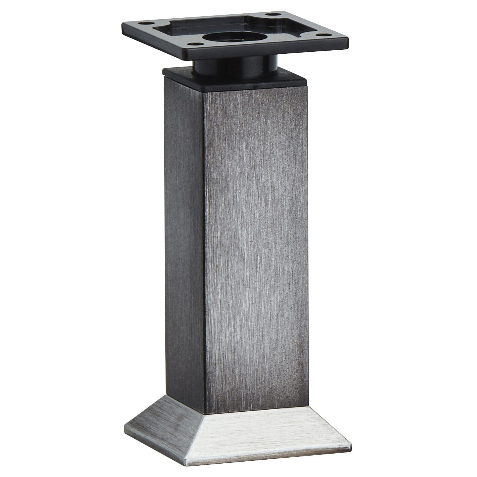 5-29/32" (150 mm) Vintage Adjustable Square Legs Rustic Iron alt 0