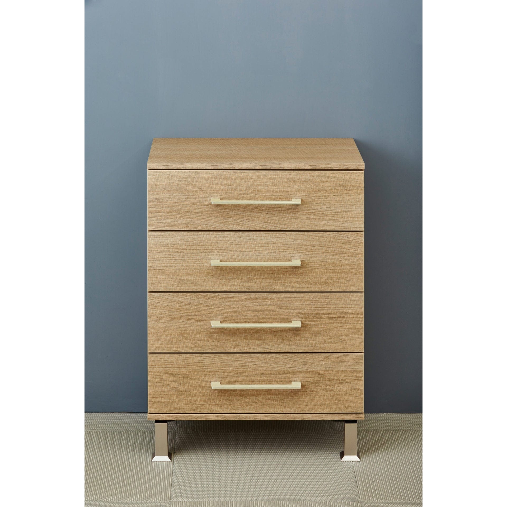 5-29/32" (150 mm) Vintage Adjustable Square Legs Rustic Brass alt 0