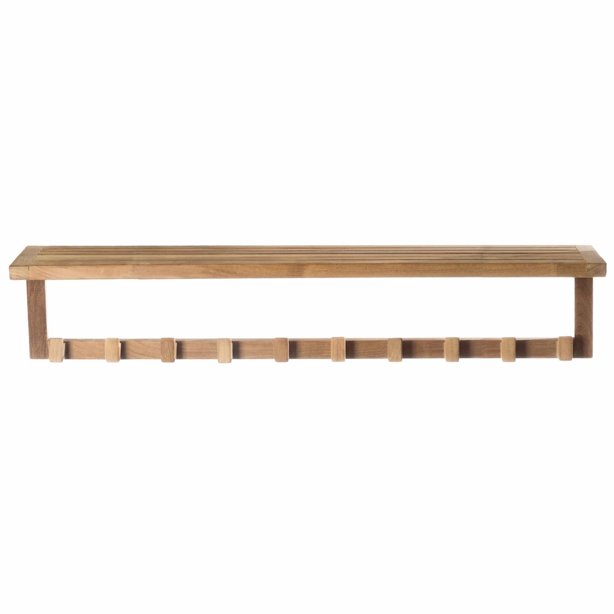 Wall Shelf with 10 Hooks alt 0