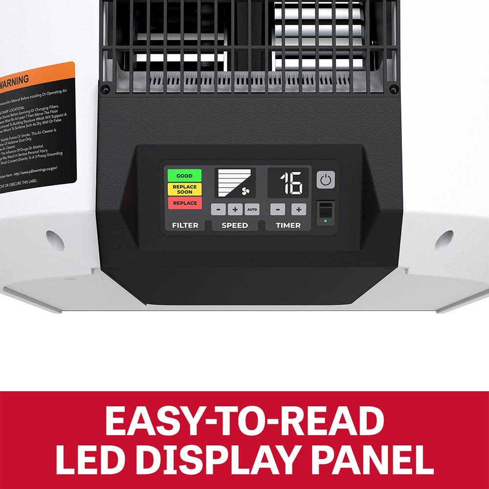Air Filtration System - 1000 CFM 1 Ph 120V - AFS-1000C