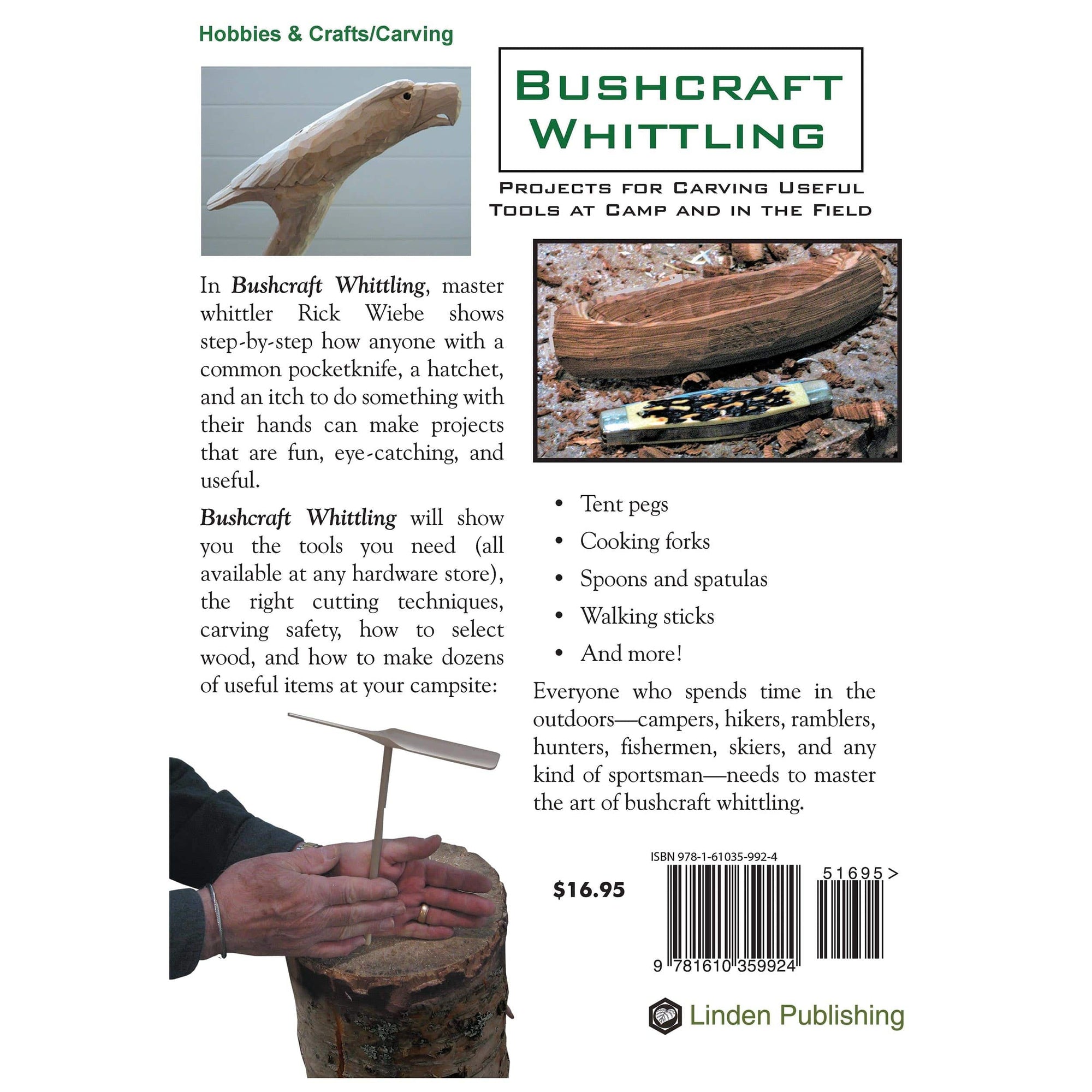 Bushcraft Whittling - Projects for Carving Useful Tools at Camp and in the Field alt 0