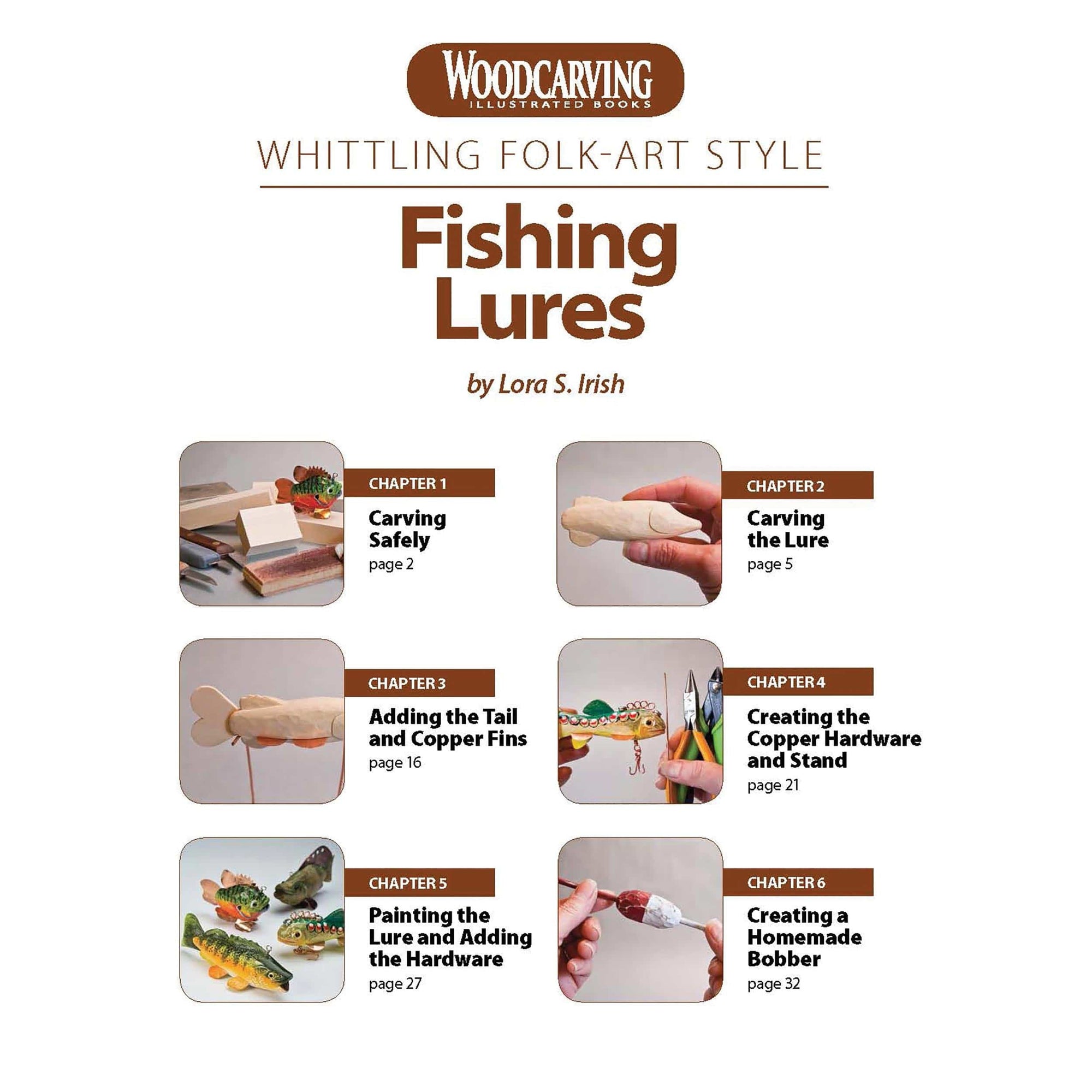 Whittling Folk-Art Style Fishing Lures alt 0