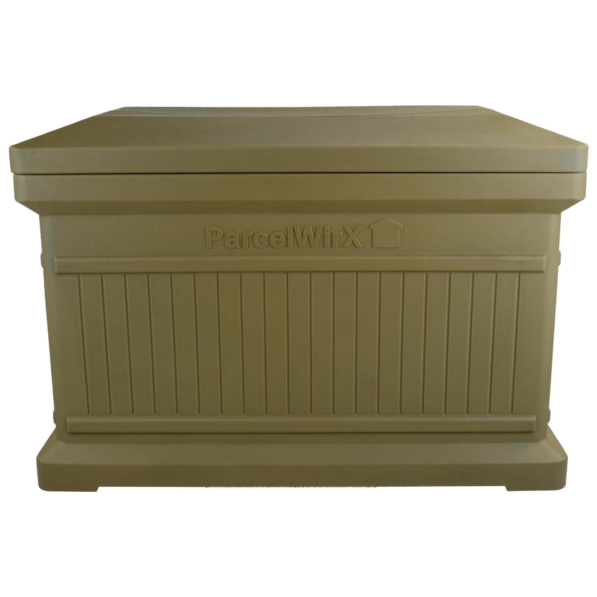 ParcelWirx Horizontal Package Delivery Box with Lift Off Lid Oak alt 0
