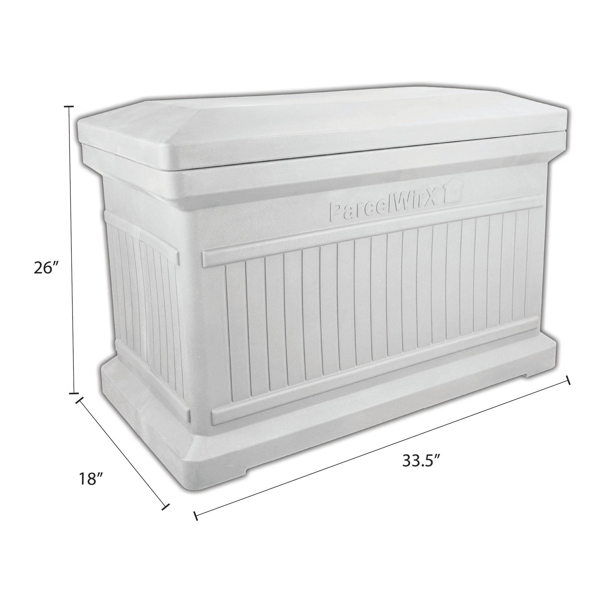 ParcelWirx Horizontal Package Delivery Box with Lift Off Lid alt 5