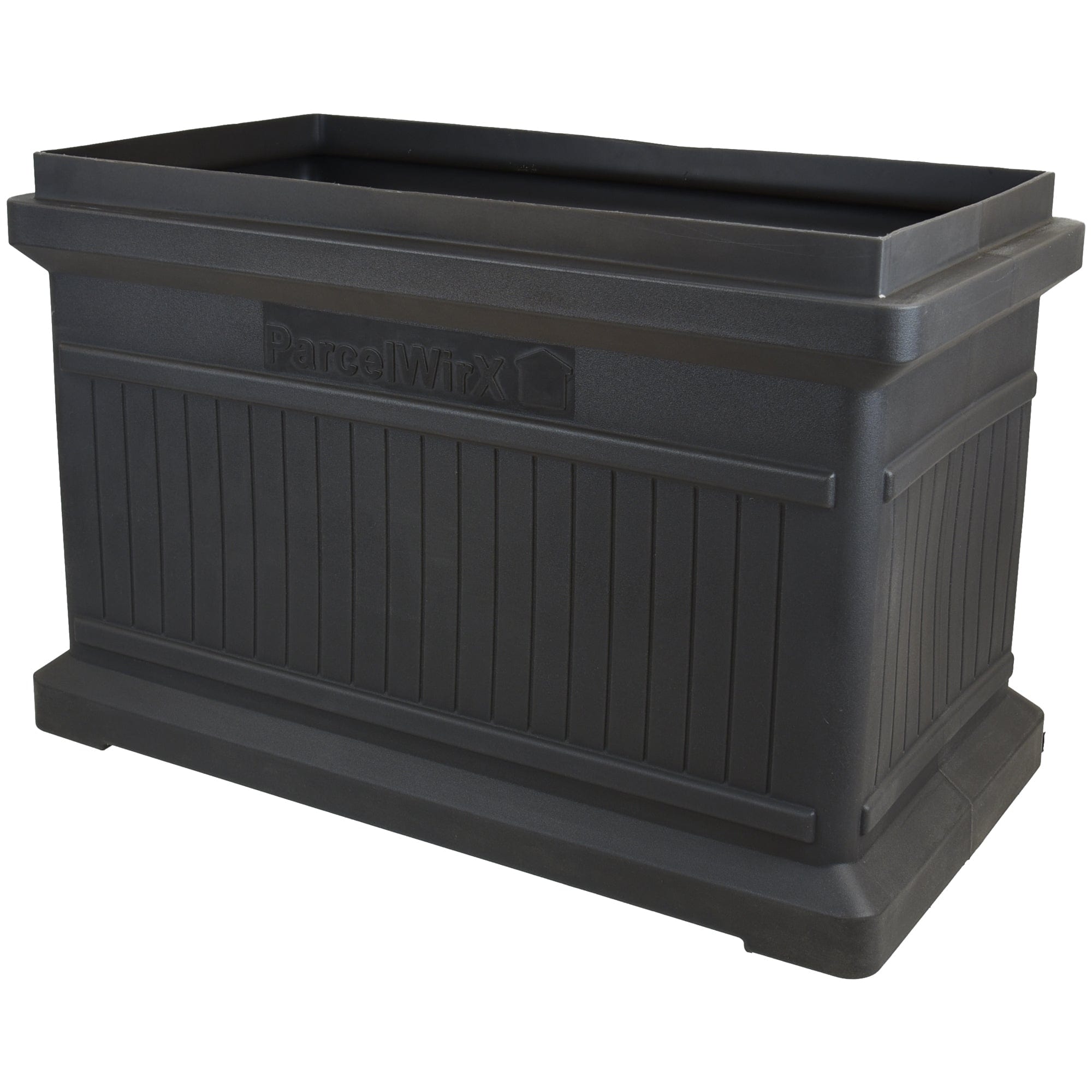ParcelWirx Horizontal Package Delivery Box with Lift Off Lid Graphite alt 0
