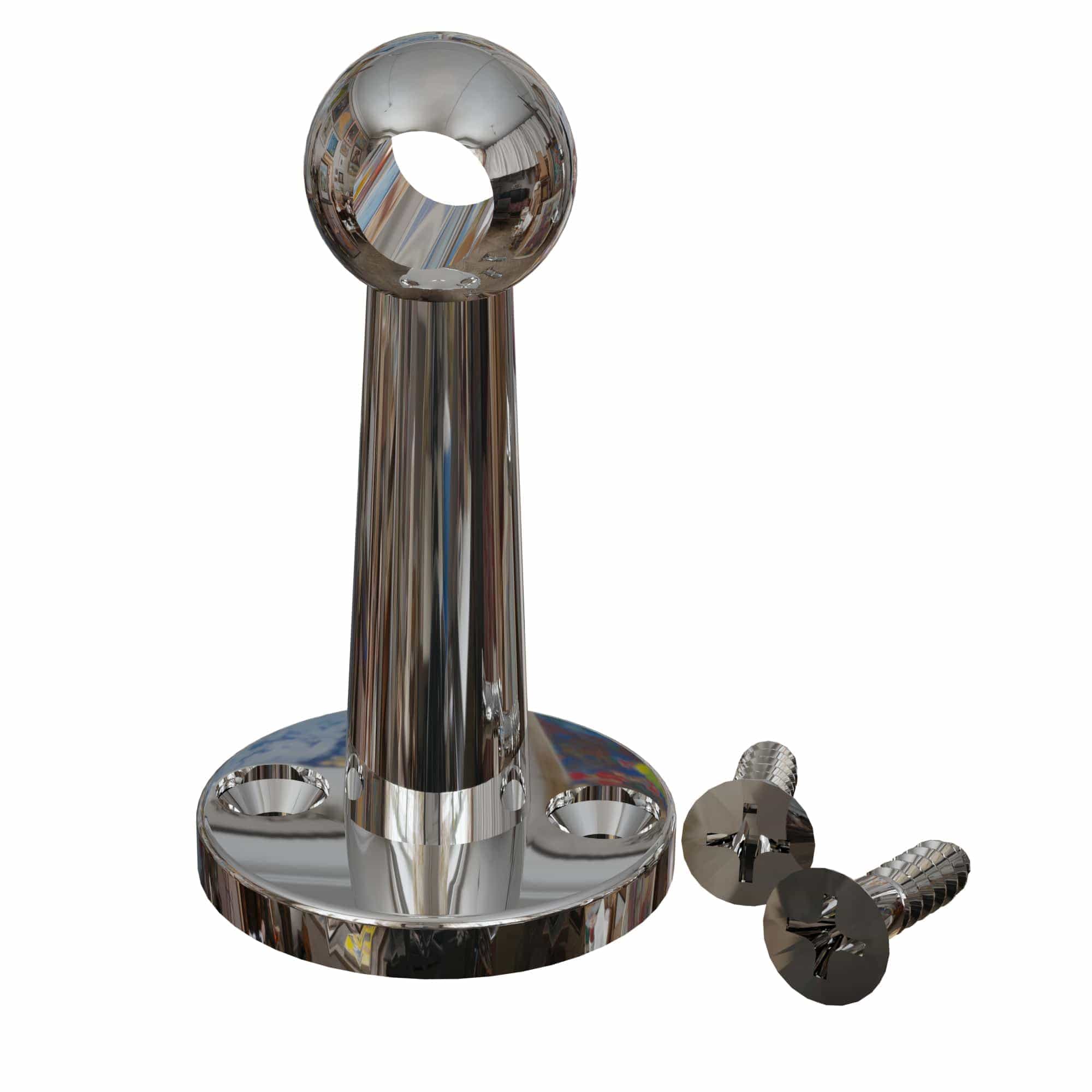 Gallery Rail Center, Chrome, Base .906 Head .512 alt 906