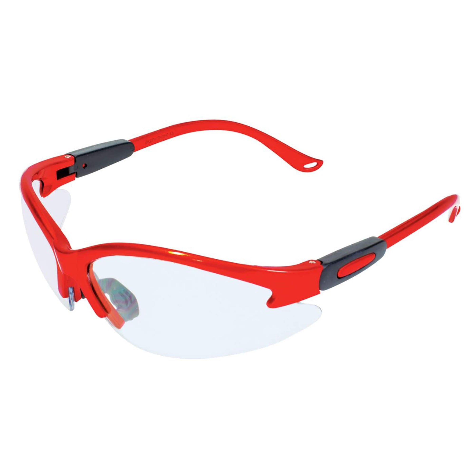 Cougar Bright Red Frame Clear Anti-Fog Safety Lenses alt 0