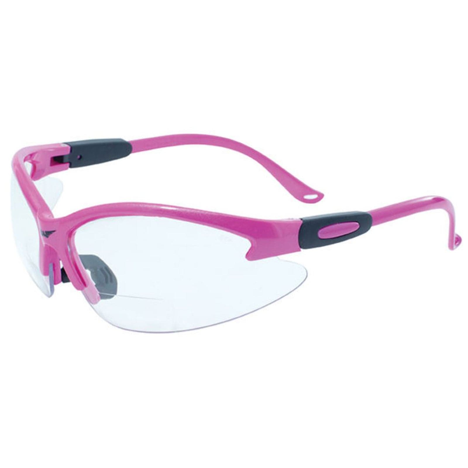 Cougar Pink Frame +1.5 Clear Anti- Fog Bifocal Safety Lenses alt 5